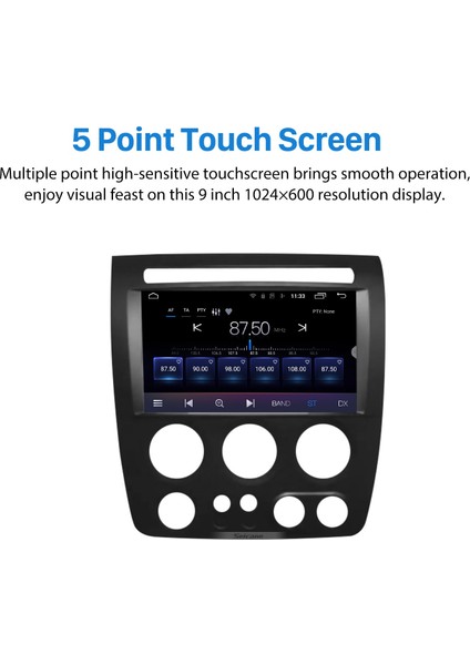 Hummer H3 2005-2010 Android Auto Carplay Navigasyon Multimedya Sistemi fırsatları