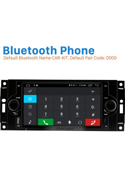 Dodge Durango Dakota P/u Için Obd2 2002-2007 Android Auto Carplay Navigasyon Multimedya Sistemi modelleri