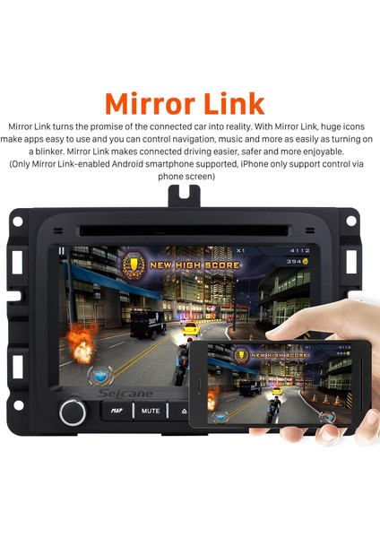 Dodge Ram 1500 2500 3500 4500 2013-2015 Android Auto Carplay Navigasyon Multimedya Sistemi