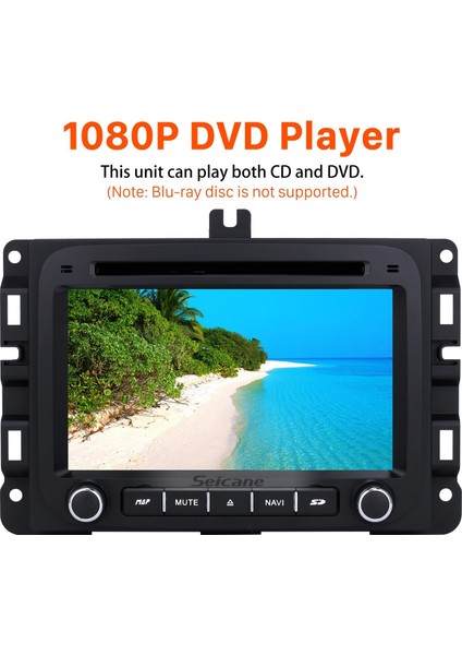 Dodge Ram 1500 2500 3500 4500 2013-2015 Android Auto Carplay Navigasyon Multimedya Sistemi