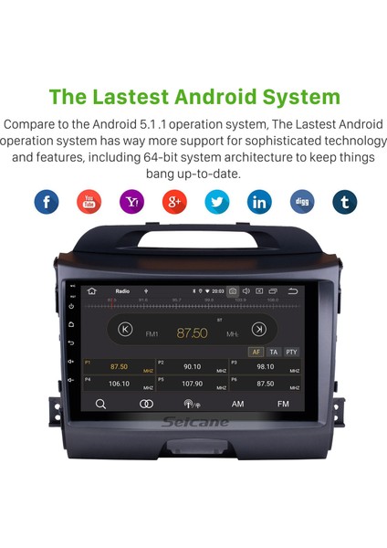 Kıa Sportage 2010-2015 Android Auto Carplay Navigasyon Multimedya Sistemi indirimleri