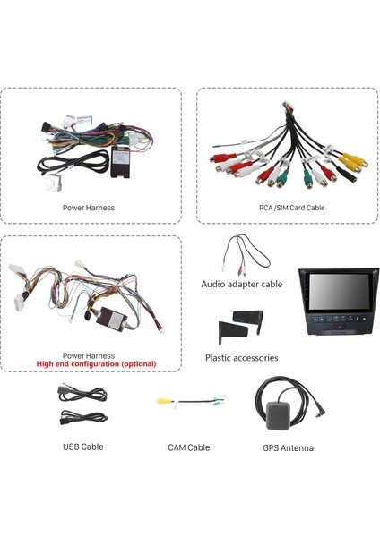Lexus Gs GS300 350 400 430 460 2004-2011 Android Auto Carplay Navigasyon Multimedya Sistemi indirimleri