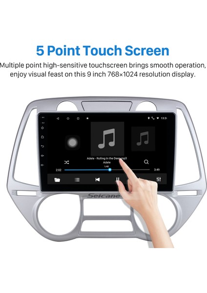 Hyundai I20 2008-2012 Android Auto Carplay Navigasyon Multimedya Sistemi indirimleri