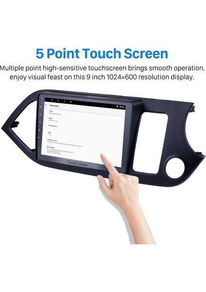 Kıa Picanto Morning 2011-2014 Android Auto Carplay Navigasyon Multimedya Sistemi indirimleri