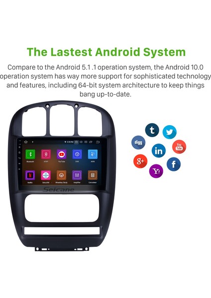 Chrysler Pacifica 2006-2012 Android Auto Carplay Navigasyon Multimedya Sistemi indirimleri