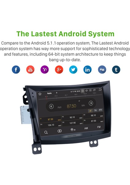 Ssang Yong Tivolan 2015 Android Auto Carplay Navigasyon Multimedya Sistemi fırsatları