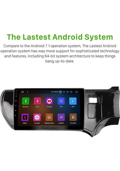 Toyota Aqua 2012-2014 Android Auto Carplay Navigasyon Multimedya Sistemi indirimleri