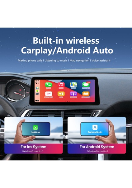 Peugeot 4008 5008 2016-2022 Android Auto Carplay Navigasyon Multimedya Sistemi