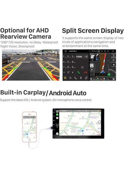 Hyundai I20 2018-2019 Android Auto Carplay Navigasyon Multimedya Sistemi modelleri