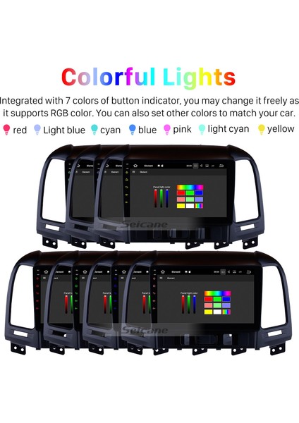 Hyundai Santa Fe Oem 2006-2012 Android Auto Carplay Navigasyon Multimedya Sistemi modelleri