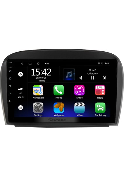Mercedes Benz Sl R230 SL350 SL500 SL55 SL600 SL65 2004-2011 Android Auto Carplay Navigasyon Multimedya Sistemi