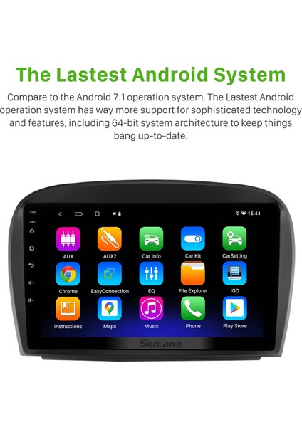 Mercedes Benz Sl R230 SL350 SL500 SL55 SL600 SL65 2004-2011 Android Auto Carplay Navigasyon Multimedya Sistemi modelleri