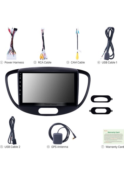 Hyundai I20 2010-2013 Android Auto Carplay Navigasyon Multimedya Sistemi indirimleri