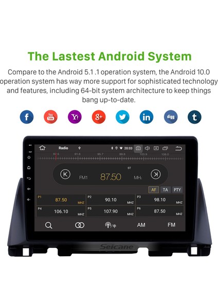 Kıa K5 2016 Android Auto Carplay Navigasyon Multimedya Sistemi indirimleri