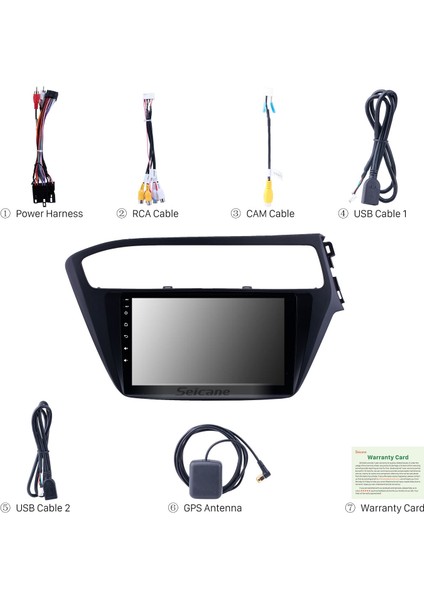 Hyundai I20 2018-2019 Android Auto Carplay Navigasyon Multimedya Sistemi indirimleri