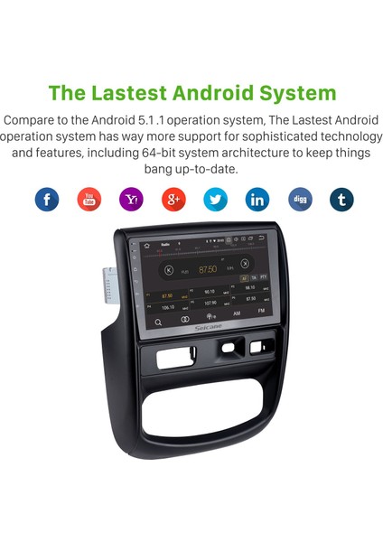 Renault Duste 2012 Android Auto Carplay Navigasyon Multimedya Sistemi fırsatları