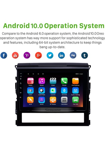 Toyota Land Cruiser 200 2016 Android Auto Carplay Navigasyon Multimedya Sistemi fırsatları