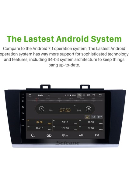 Subaru Legacy Outback 2015-2018 Android Auto Carplay Navigasyon Multimedya Sistemi fırsatları