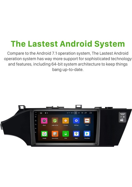 Toyota Avalon 2013 Android Auto Carplay Navigasyon Multimedya Sistemi fırsatları