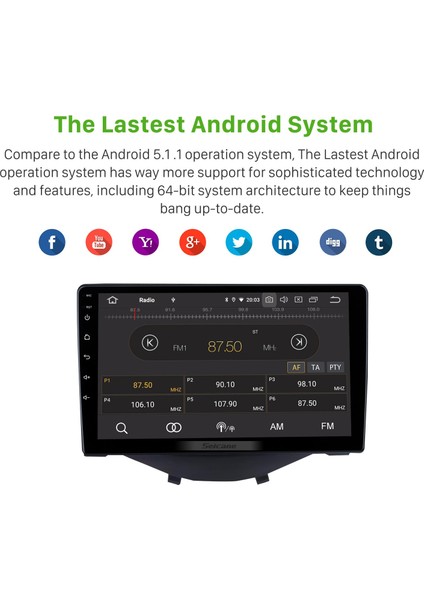 Toyota Aygo 2020 Citroen C1 2015 Peugeot 108 2020 Android Auto Carplay Navigasyon Multimedya Sistemi fırsatları