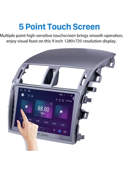 Toyota Old Corolla 2007-2010 Android Auto Carplay Navigasyon Multimedya Sistemi indirimleri