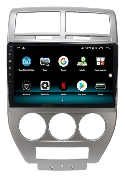 Jeep Compas Caliber 2007-2009 Android Auto Carplay Navigasyon Multimedya Sistemi