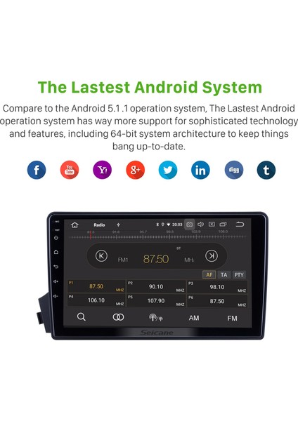 Ssangyong Actyon/kyron 2005-2011 Android Auto Carplay Navigasyon Multimedya Sistemi fırsatları