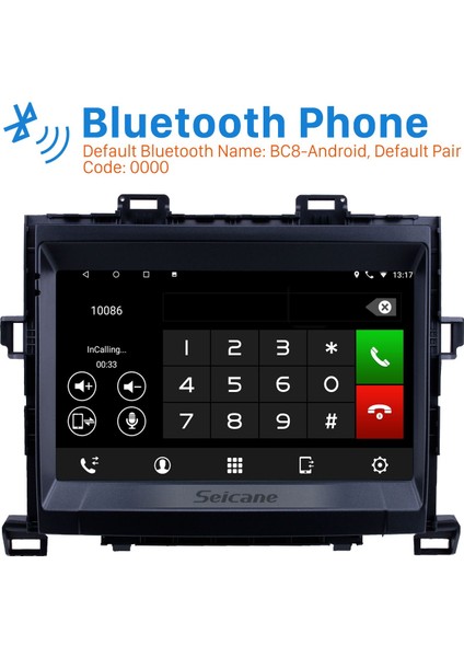 Toyota Alphard/vellfire ANH20 2009-2014 Android Auto Carplay Navigasyon Multimedya Sistemi modelleri