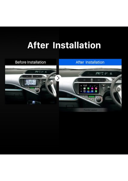 Toyota Aqua 2018-2021 Android Auto Carplay Navigasyon Multimedya Sistemi indirimleri