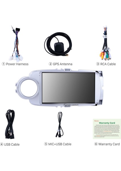 Toyota Yaris/vitz Için 2012 Android Auto Carplay Navigasyon Multimedya Sistemi indirimleri