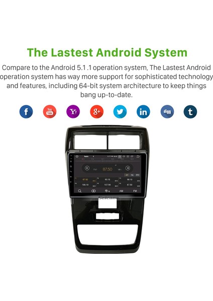 Toyota Avanza 2019 Android Auto Carplay Navigasyon Multimedya Sistemi indirimleri
