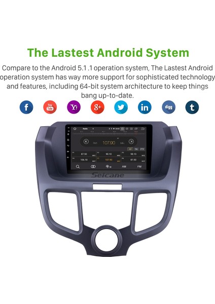 Honda Odyssey 2004-2008 Android Auto Carplay Navigasyon Multimedya Sistemi indirimleri