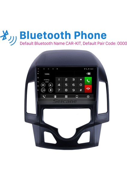 Hyundai I30 Lhd Otomatik A/c 2008-2011 Android Auto Carplay Navigasyon Multimedya Sistemi modelleri