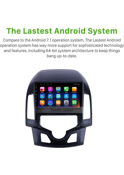 Hyundai I30 Lhd Otomatik A/c 2008-2011 Android Auto Carplay Navigasyon Multimedya Sistemi fırsatları