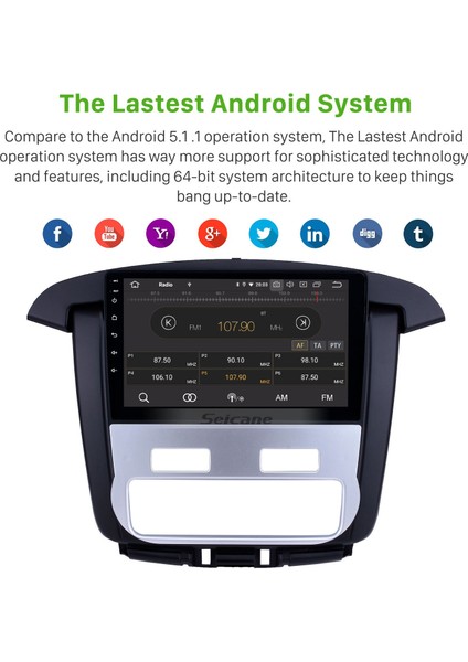 Toyota Innova Otomatik Klima 2012-2014 Android Auto Carplay Navigasyon Multimedya Sistemi
