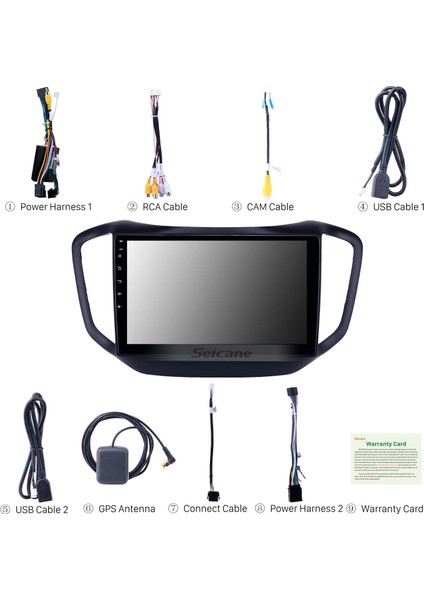 Chery Tiggo 5 2014-2017 Android Auto Carplay Navigasyon Multimedya Sistemi indirimleri