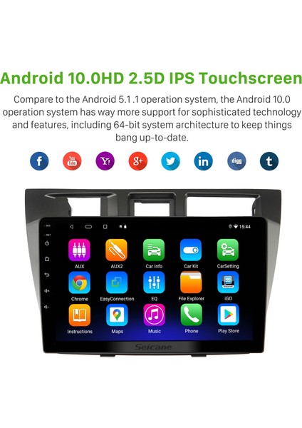 Toyota Mark Iı 2005 Android Auto Carplay Navigasyon Multimedya Sistemi