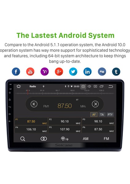 Ford Yeni Transit 2009-2019 Android Auto Carplay Navigasyon Multimedya Sistemi indirimleri