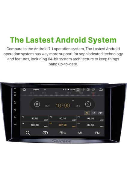 Mercedes-Benz E Sınıfı W211 2001-2010 Android Auto Carplay Navigasyon Multimedya Sistemi fırsatları