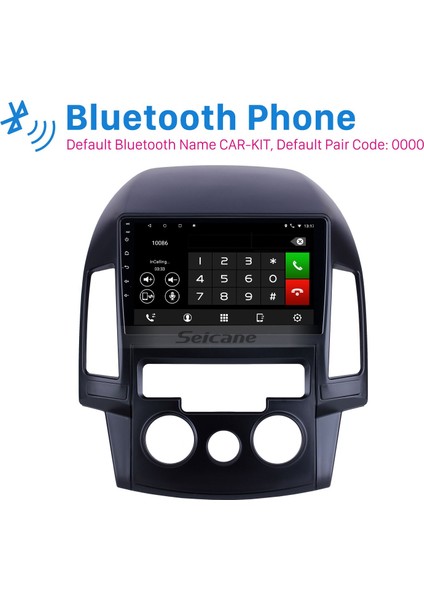 Hyundai I30 Lhd Manuel A/c 2008-2011 Android Auto Carplay Navigasyon Multimedya Sistemi modelleri