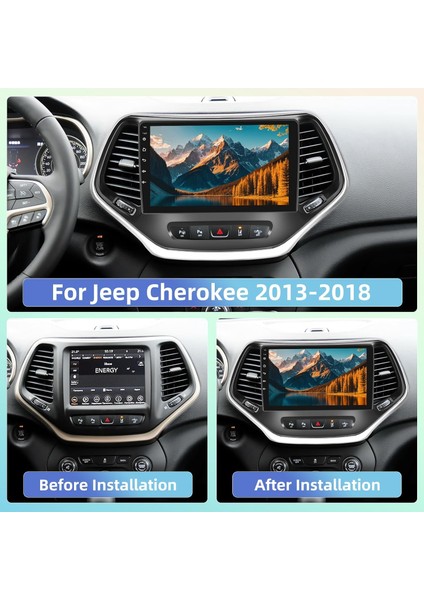 Jeep Cherokee 2013-2014 Android Auto Carplay Navigasyon Multimedya Sistemi