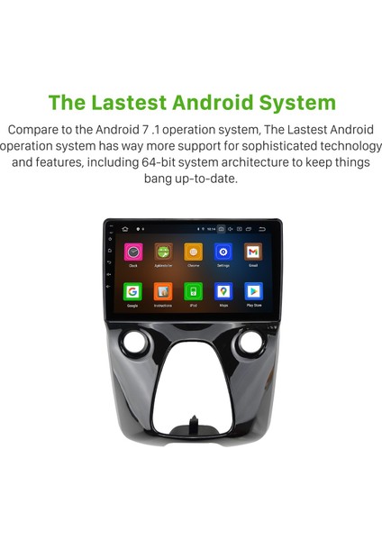 Toyota Aygo 2014+ Android Auto Carplay Navigasyon Multimedya Sistemi fırsatları