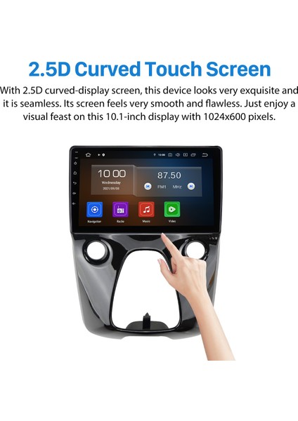 Toyota Aygo 2014+ Android Auto Carplay Navigasyon Multimedya Sistemi indirimleri