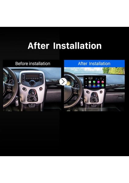 Toyota Aygo 2020 Citroen C1 2015 Peugeot 108 Android Auto Carplay Navigasyon Multimedya Sistemi indirimleri