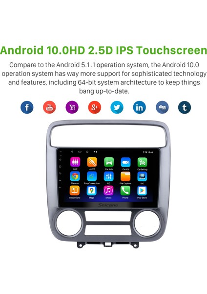 Honda 2001-2044 Android Auto Carplay Navigasyon Multimedya Sistemi fırsatları