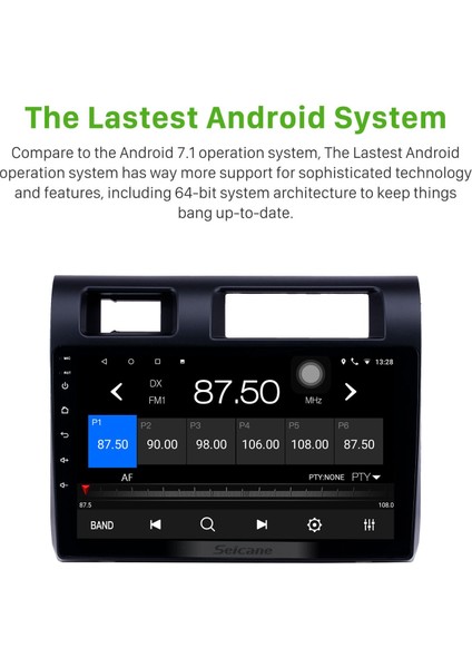 Toyota Land Cruiser 70 Serisi LC70 LC71 LC76 LC78 LC79 2005-2020 Android Auto Carplay Navigasyon Multimedya Sistemi fırsatları