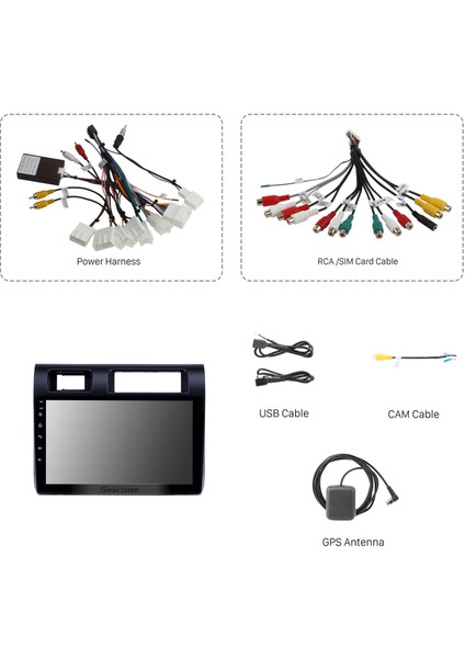 Toyota Land Cruiser 70 Serisi LC70 LC71 LC76 LC78 LC79 2005-2020 Android Auto Carplay Navigasyon Multimedya Sistemi indirimleri