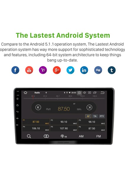 Ssang Yong Rexton 2007-2012 Android Auto Carplay Navigasyon Multimedya Sistemi indirimleri