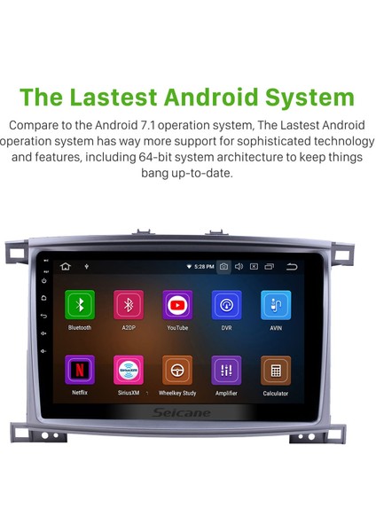 Toyota Land Cruiser 2003-2008 Otomatik A/c Android Auto Carplay Navigasyon Multimedya Sistemi indirimleri