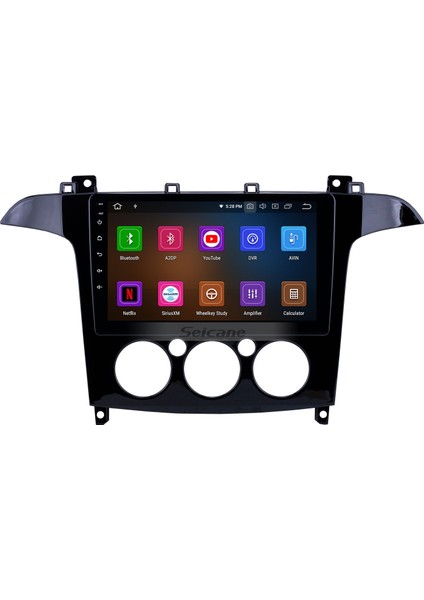 Ford S-Max Manuel A/c 2007-2008 Android Auto Carplay Navigasyon Multimedya Sistemi